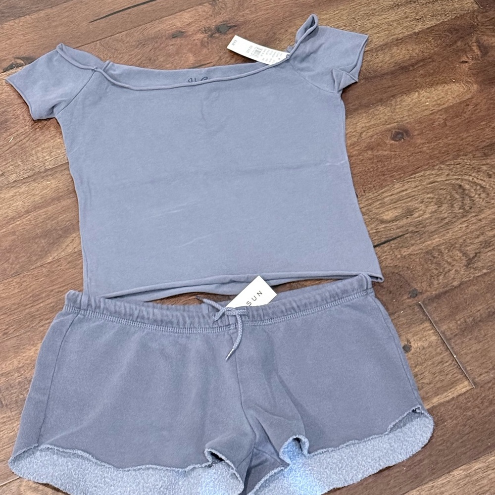 Women's Gray Intimate Set